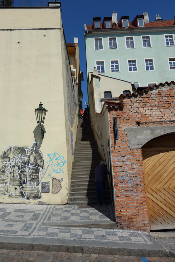 Uvoz didn't seem so steep in comparison to this path we passed.