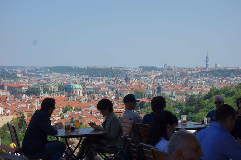 There's a beautifully situated restaurant in front of the monastery, where we ate lunch and drank monastery beer.