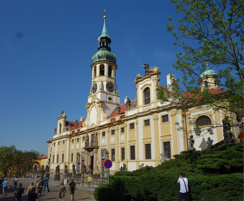Loreto, built 1626-31, is a pilgrimage church.