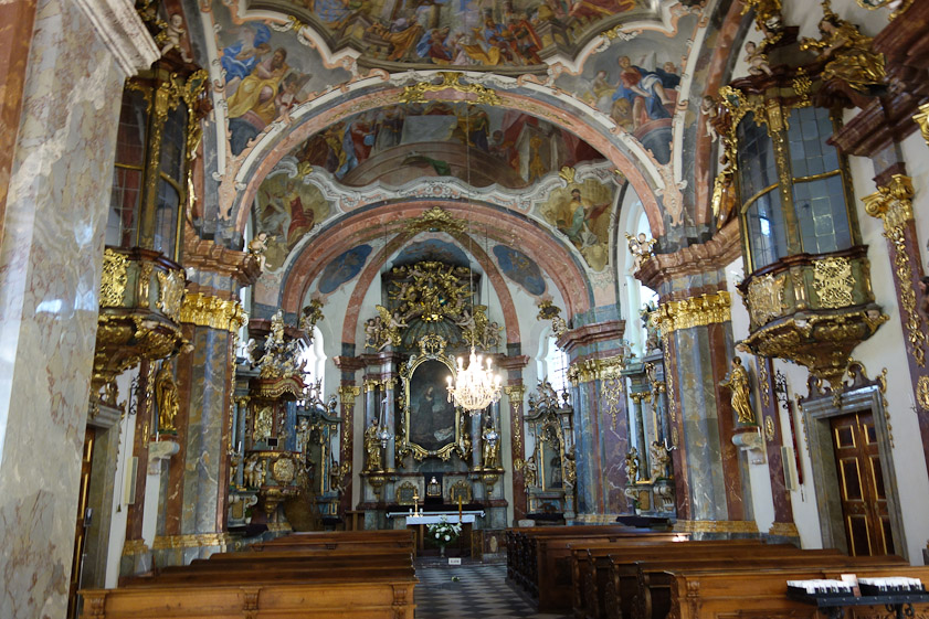 The church at Loreto is wonderfully ornate.