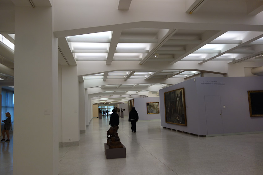 It is being renovated again, and the Czech Cubist galleries were closed, so we tried the 19c Czech gallery instead.