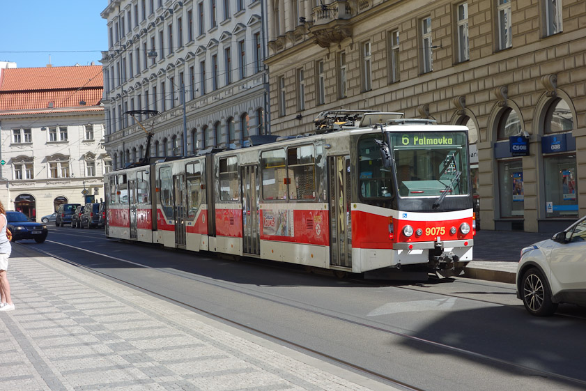 Newer model Prague tram