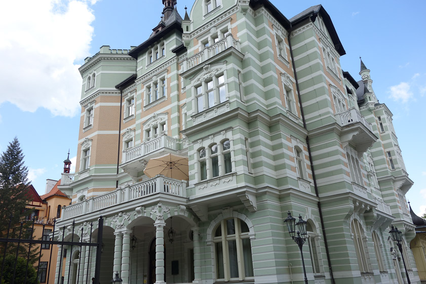 The Savoy Westend Hotel is another grande dame on the hill next to the Bristol Palace.