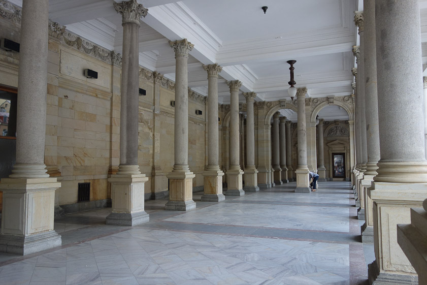Inside the Mill Colonade.