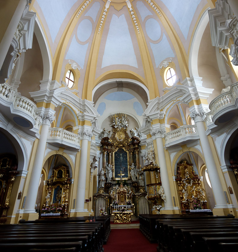 The Church of Saint Mary Magdalene was built in Baroque style 1733-36.