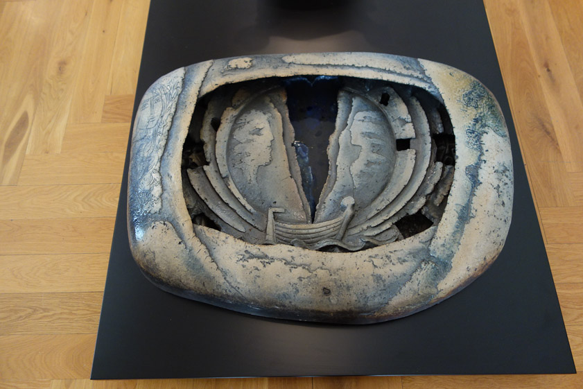 The ceramics collection is very interesting, containing old and modern pieces. This one is by Vlastimir Kvetensky from 1980, called 