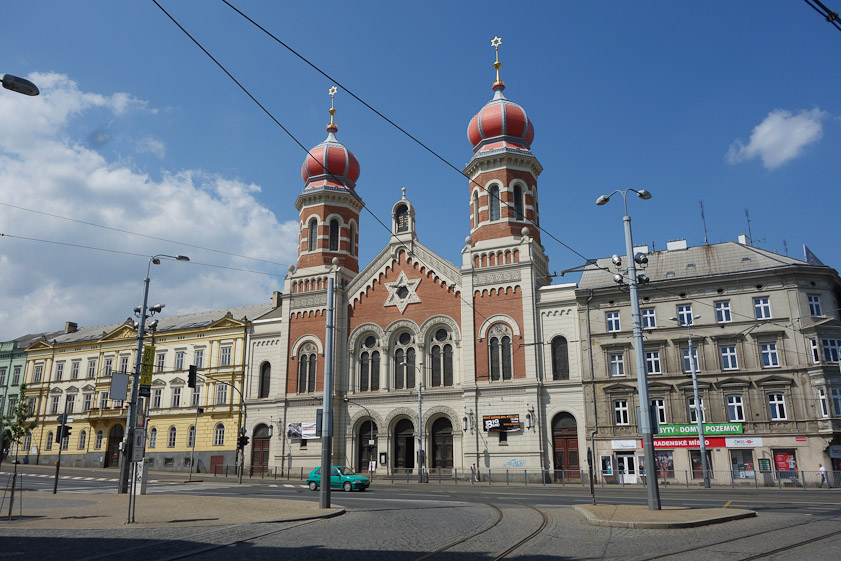 The Great Synagogue in Pilsen was built 1891-93.