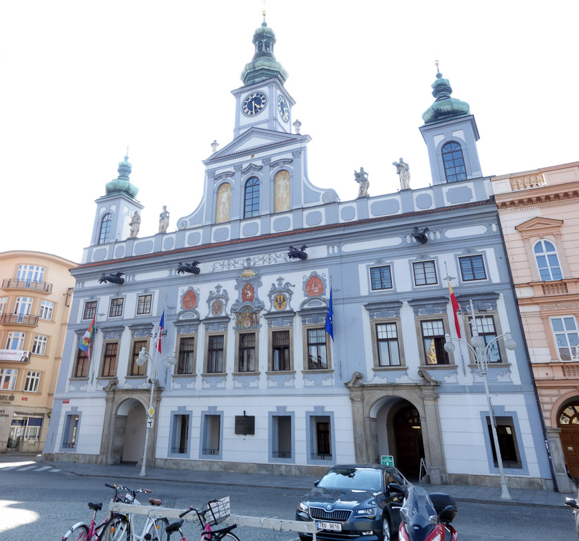 The Ceske Budejovice town hall.