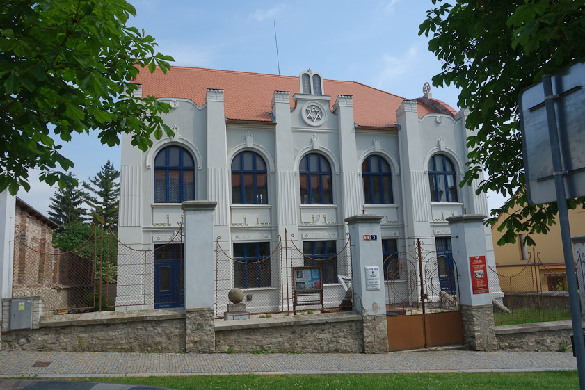 A synagogue in Kutna Hora, being restored.