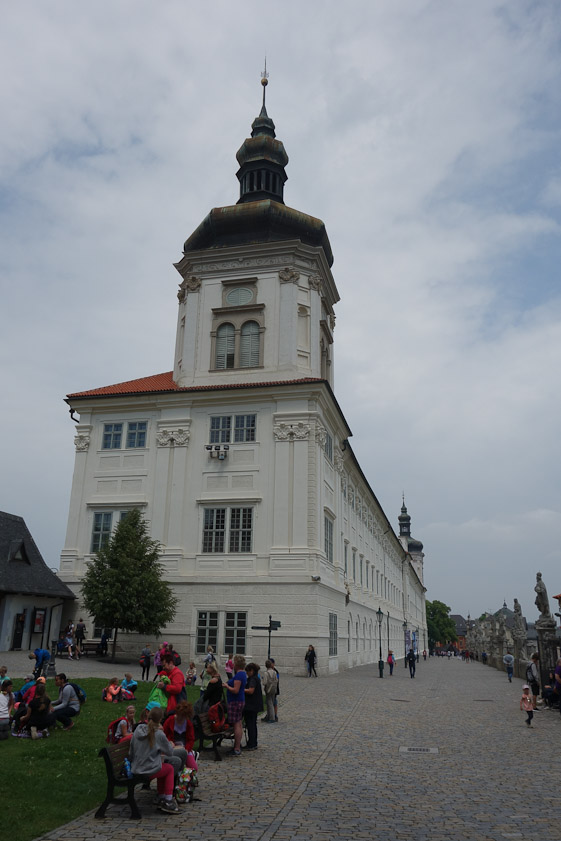 The south end of the Jesuit College, facing the entracne to St. Barbara.