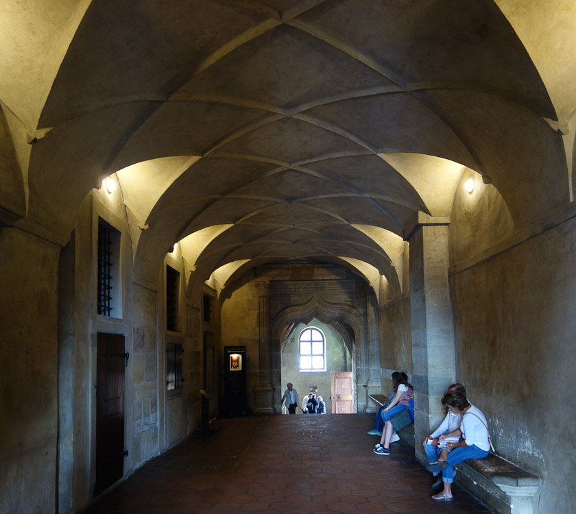 The passage at the top of the Knights ramp.