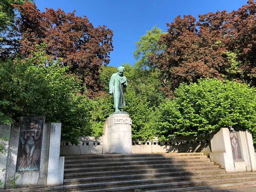 This monument to Beethoven was installed in 1929.