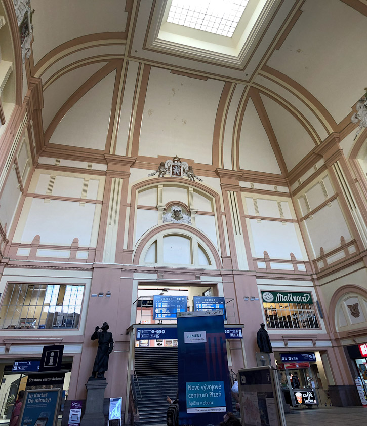 Pilsen train station.