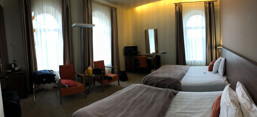 We had lots of light and furniture.