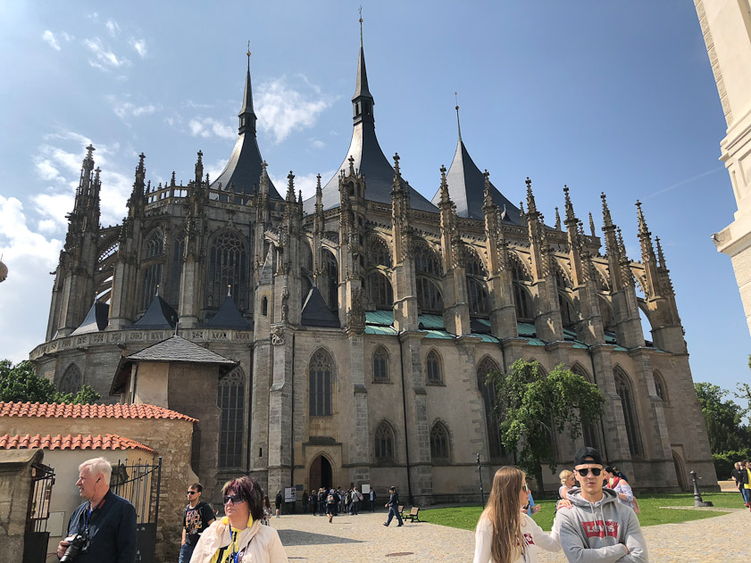 St. Barbara was built starting in 1388 on land outside the territory controlled by the monastery at Sedlec.