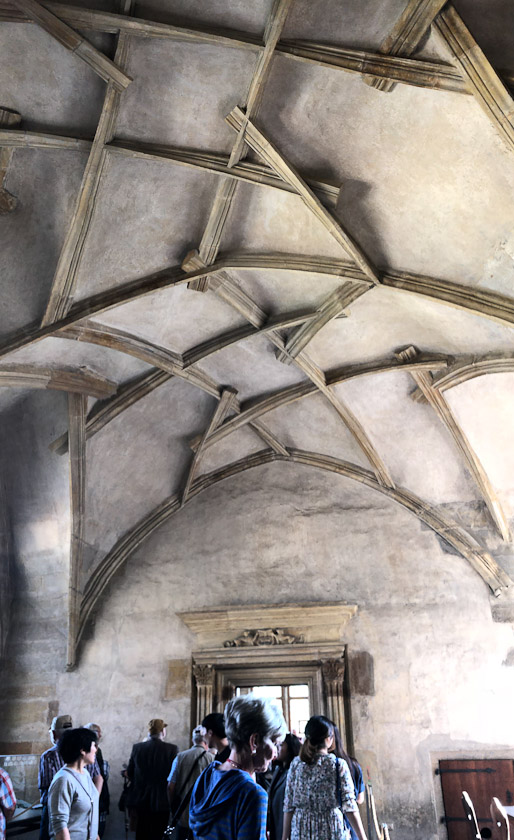 Ried also built these remarkable vaults with truncated ribs in an adjoing room.