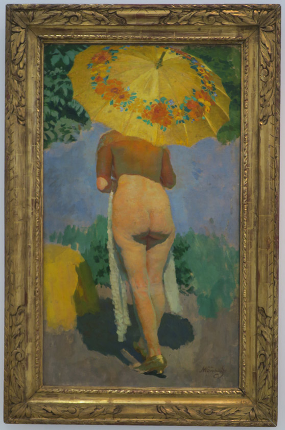 Variant study of a walking fIgure for the painting 