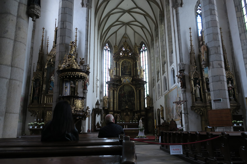 The interior of St. VItus.