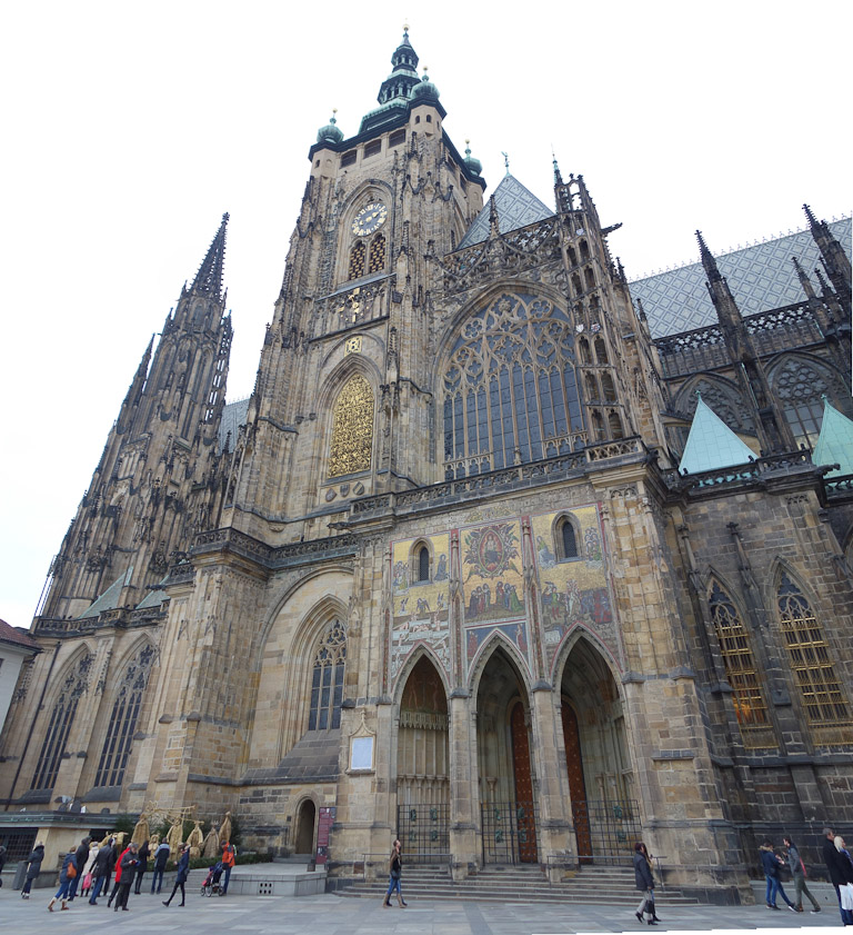 The south side of St Vitus