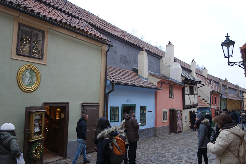 These little shops near St. George's have some fine crafts, as we discovered while shopping elsewhere in Prague.