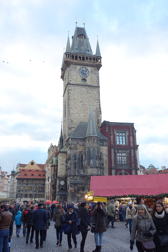 The tower of Old Town Hall, seen from Old Town Squae.