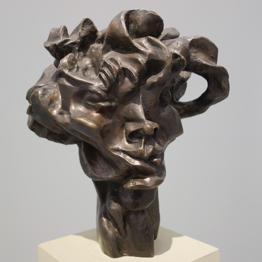 We were more interested in the Cubist art. This scupture is 