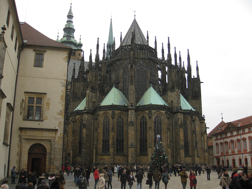 The east end of St Vitus