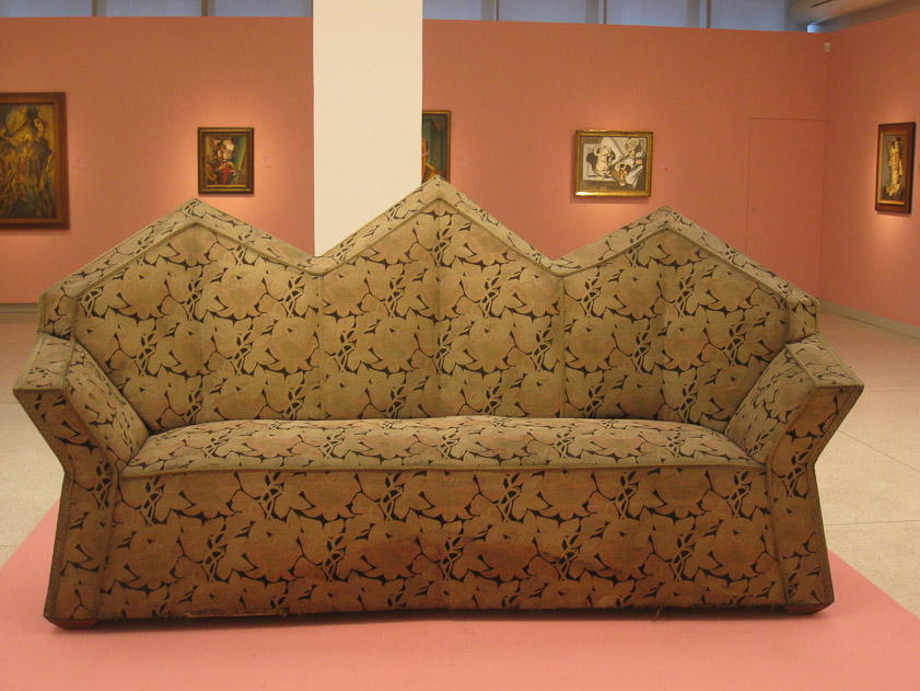 This is a Cubist couch.