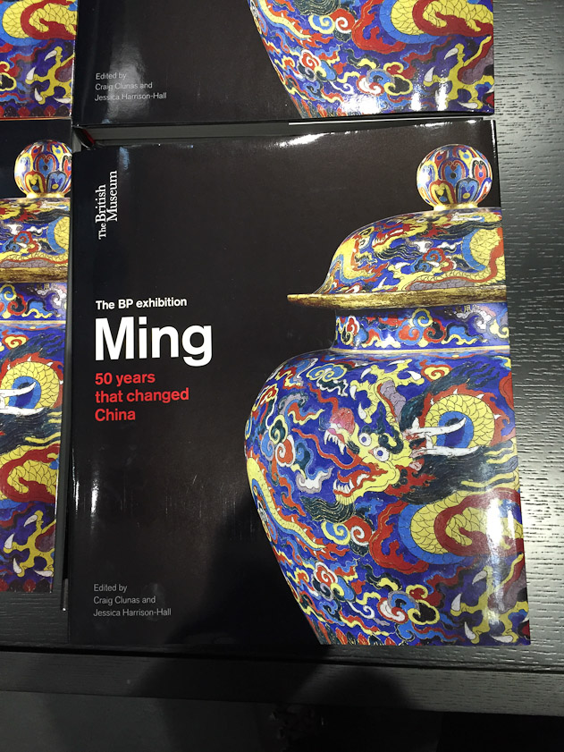 From Buckingham Palace we went to the British Museum, and saw an exhibition about the Ming dynasty.