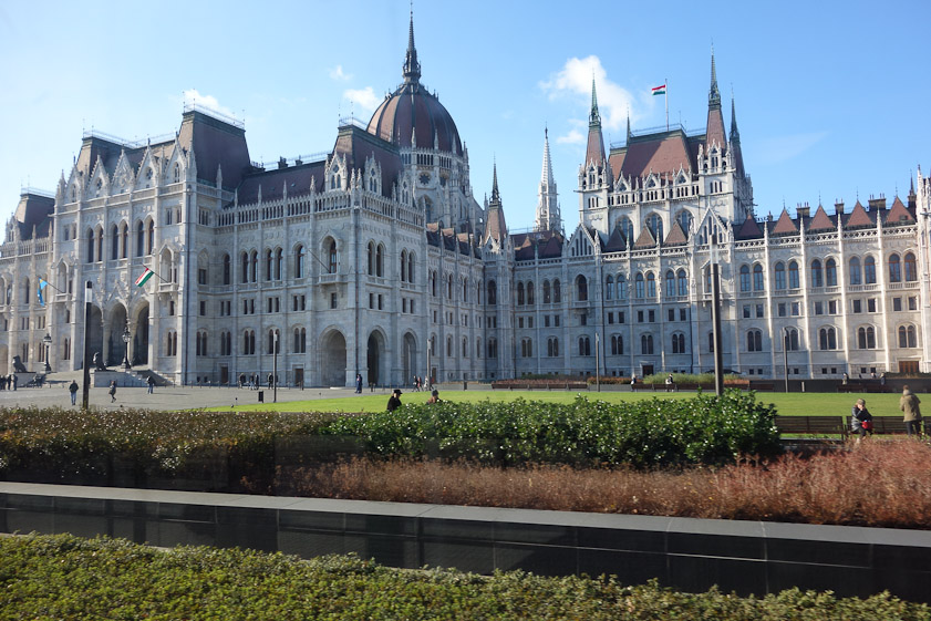 The Parlament was a little north of our hotel on a tram line.