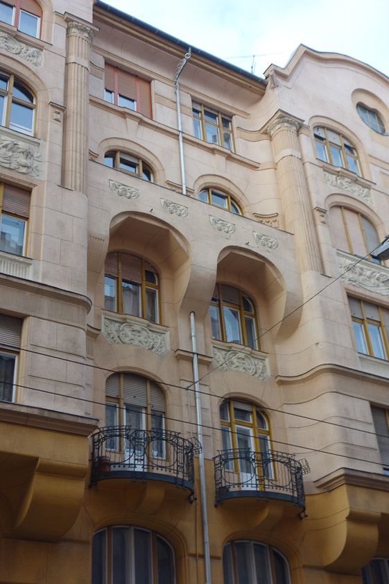 Detail of the building decoration.