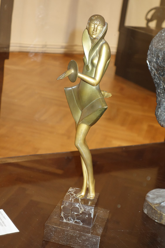 Styles change. This is from 1924-28 and is made of bronze, brass and marble.