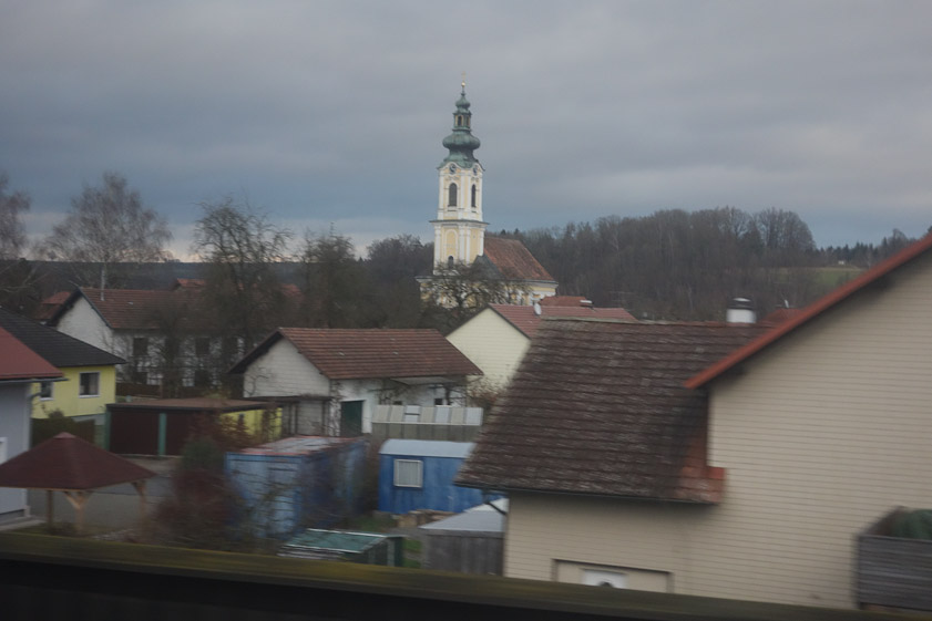 View from train going to Nuremberg