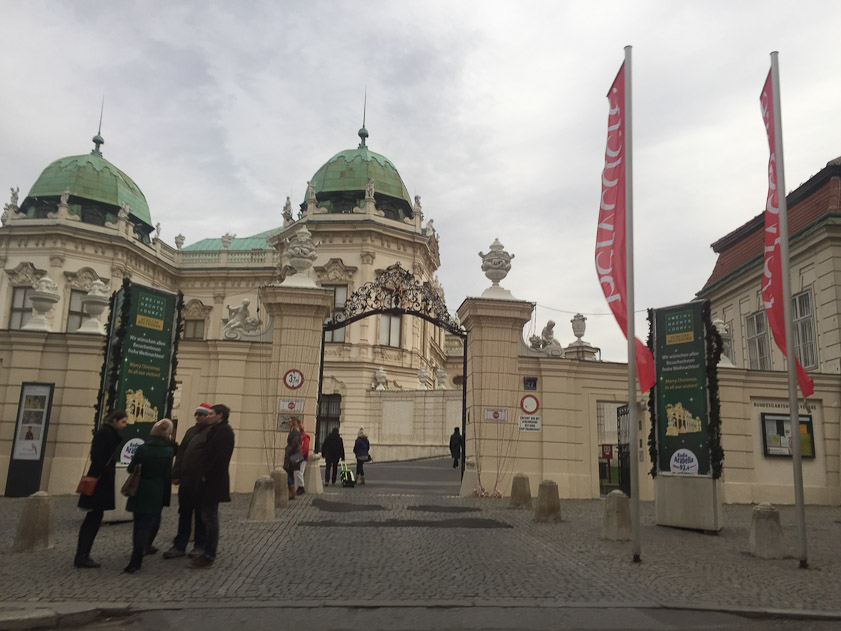 Entrance to the Upper Belvedere Palace