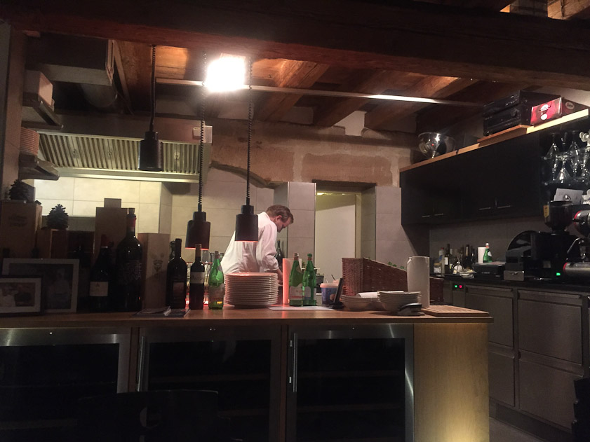 Our dinner in Nuremberg was cooked by one chef in the Restaurant Fischer.