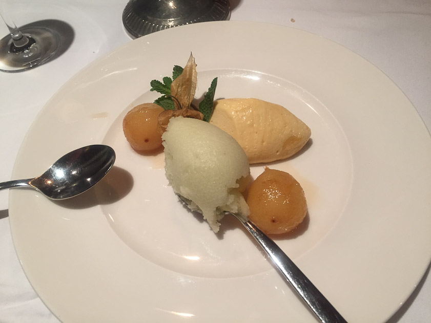 Our dessert.