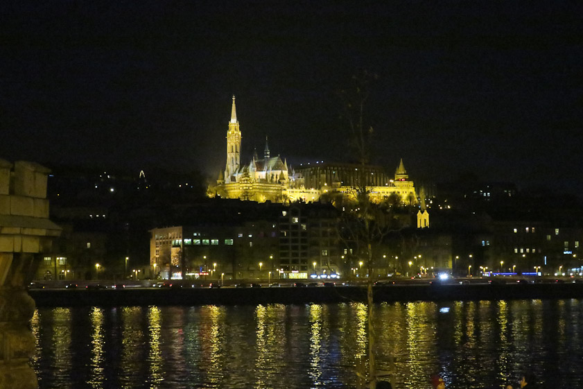 Fisherman's Bastion and Matthias Church, in Buda.