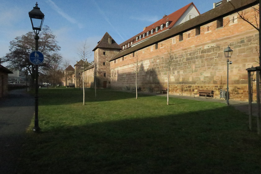 Exterior of the city walls.