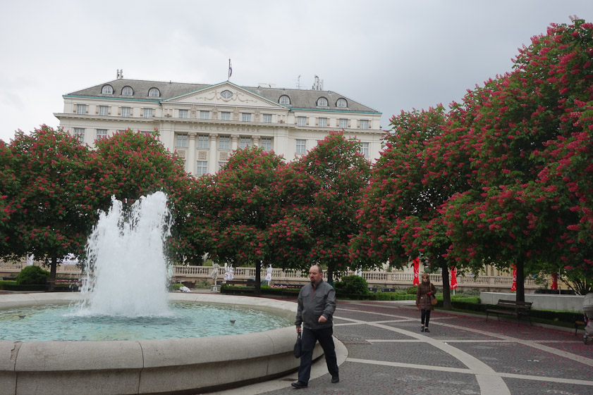 This park next to the Esplanade has beautiful chesnut trees and covers an underground shopping mall.