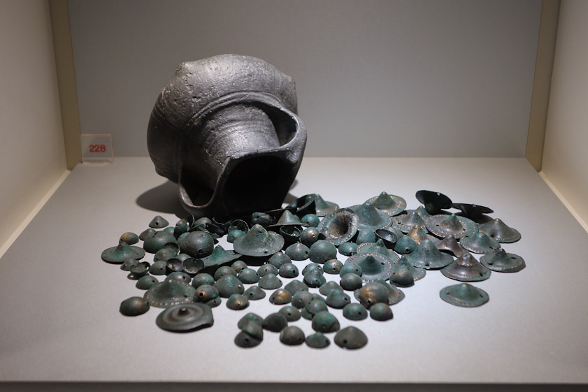 The Vukovar horde of object found in this pot. Middle Branze Age, 16c-14c BC.