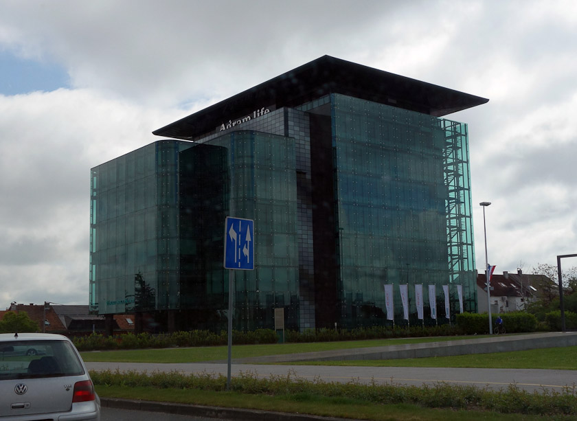 Another attractive new building in the south of Zagreb.