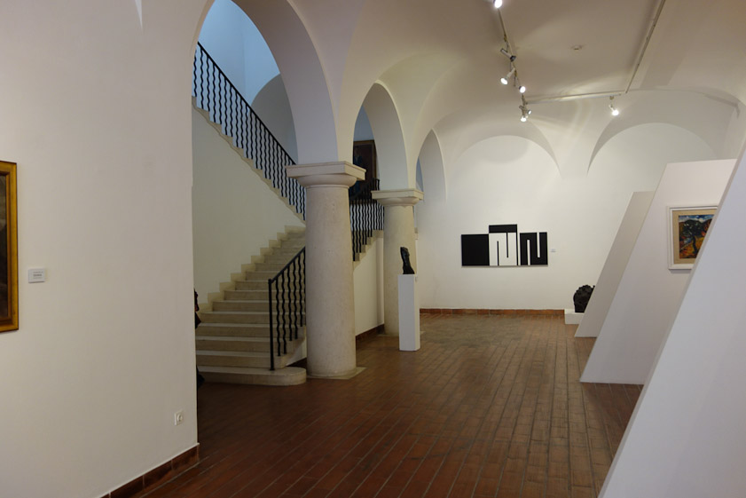 The painting gallery on the second floor.