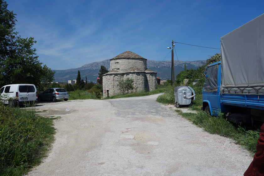 Our secondary objective was the Pre-Romanesque Church of the Holy Trinity. It was far from the beaten tourist path.