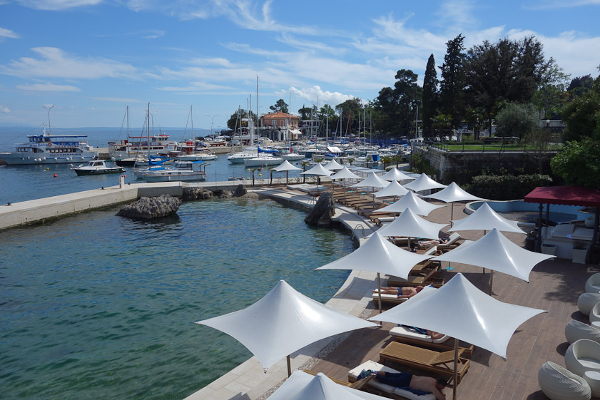 There are several luxury hotels run by Austrians.