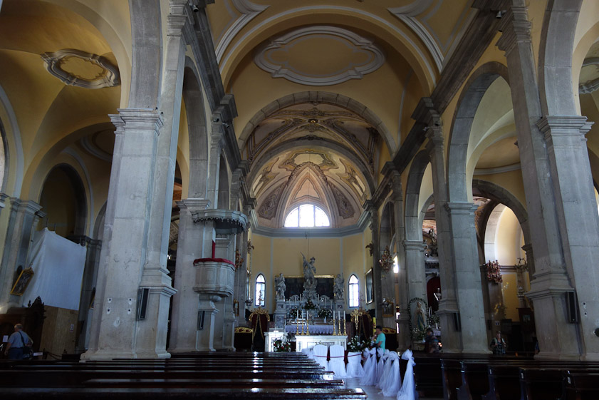 Interior of the cathedral.