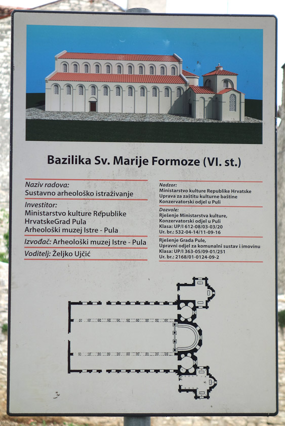 All that survives of the Basilica of Saint Mary Formosa of the 6c is the southeast chapel, which we've been looking at.