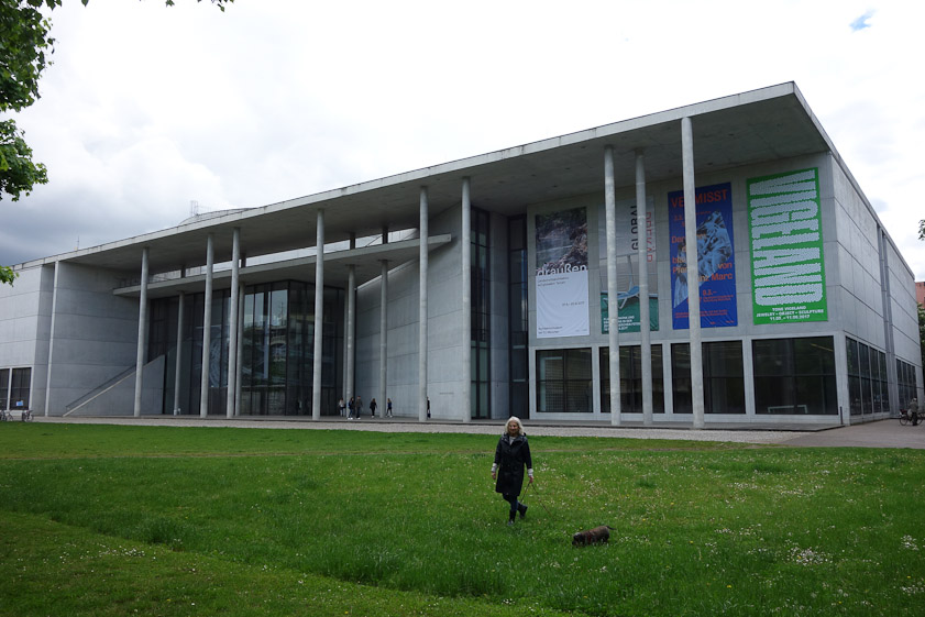 The Pinakothek der Moderne is the contemporary art museum across the street from the Alte Pinakothek.
