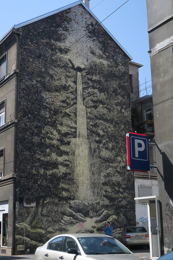 Ambitious wall mural
