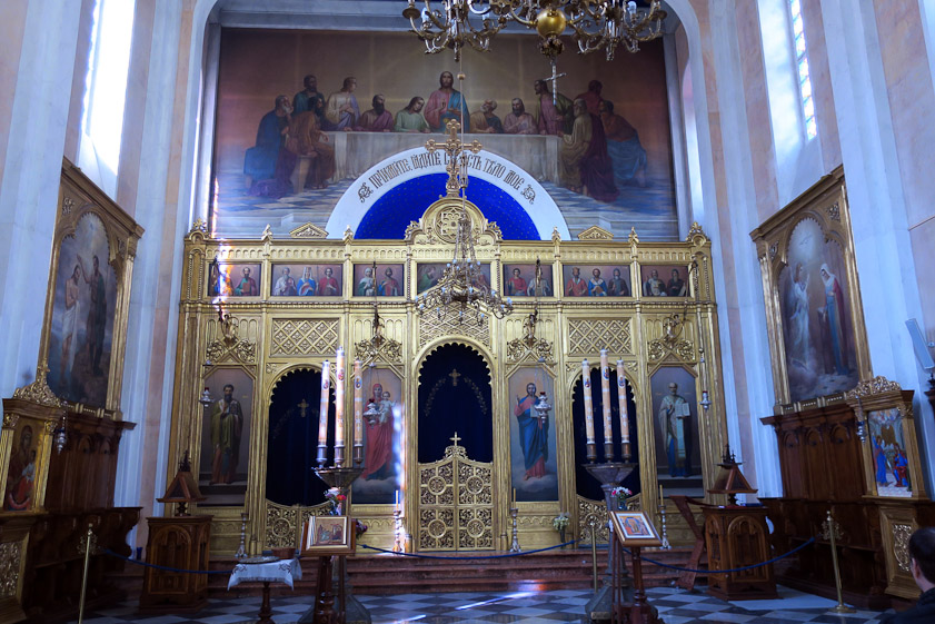 The Church of the Holy Annunciation is a Serbian Orthodox church built in 1877. It was damaged by Serbian artillery fire during the seige of 1991 and has only recently been restored.