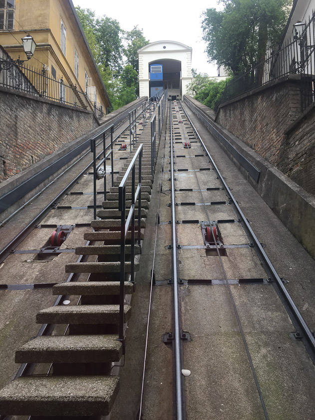 From Nama, after a restorative tea and cake at a nearby pastry, we took the funicular up the hill to the old part of town.